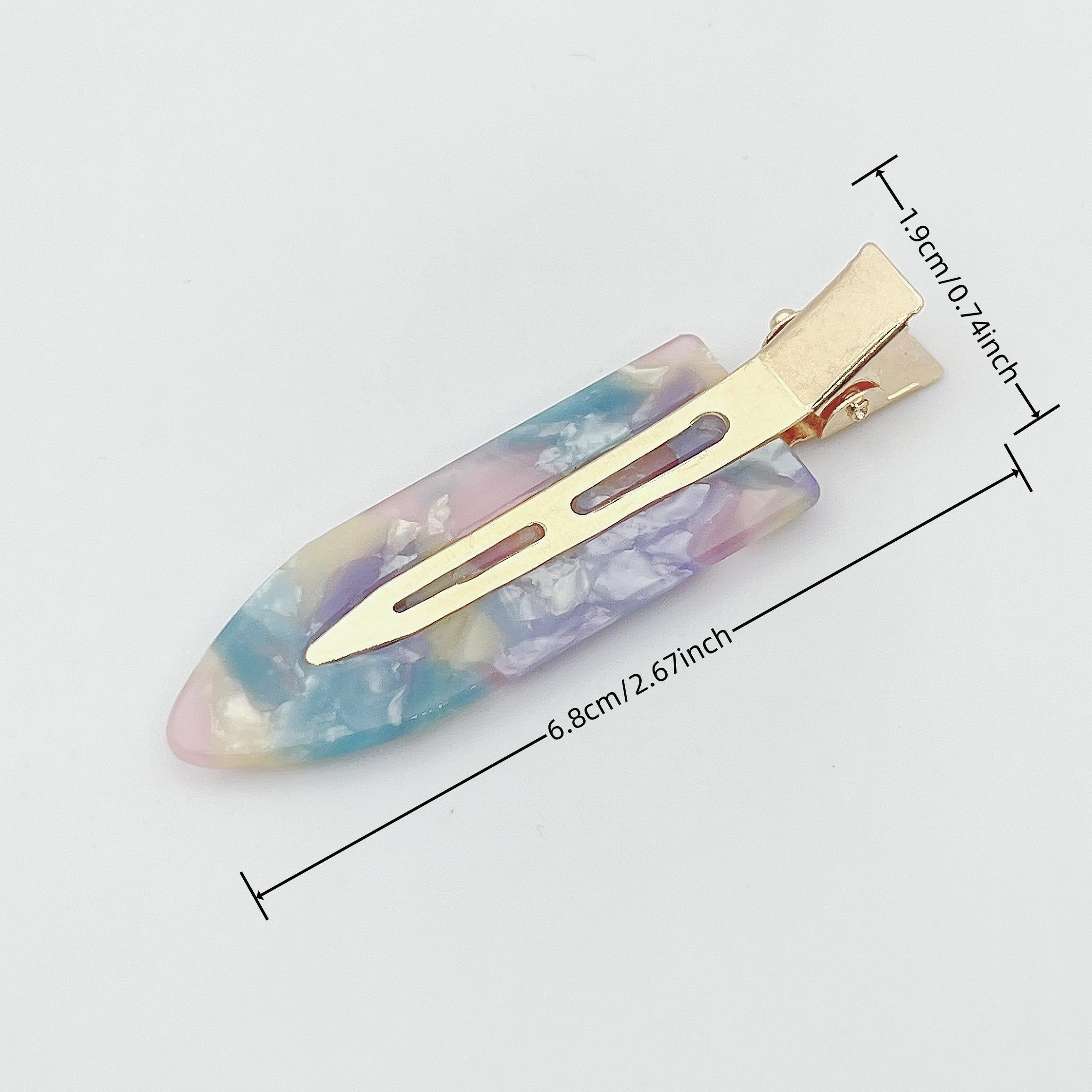 4pcs Acrylic Hair Clip
