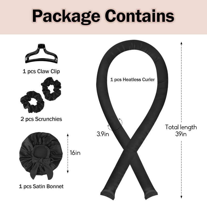 Overnight Heatless Hair Curler Kit