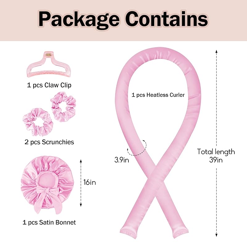 Overnight Heatless Hair Curler Kit