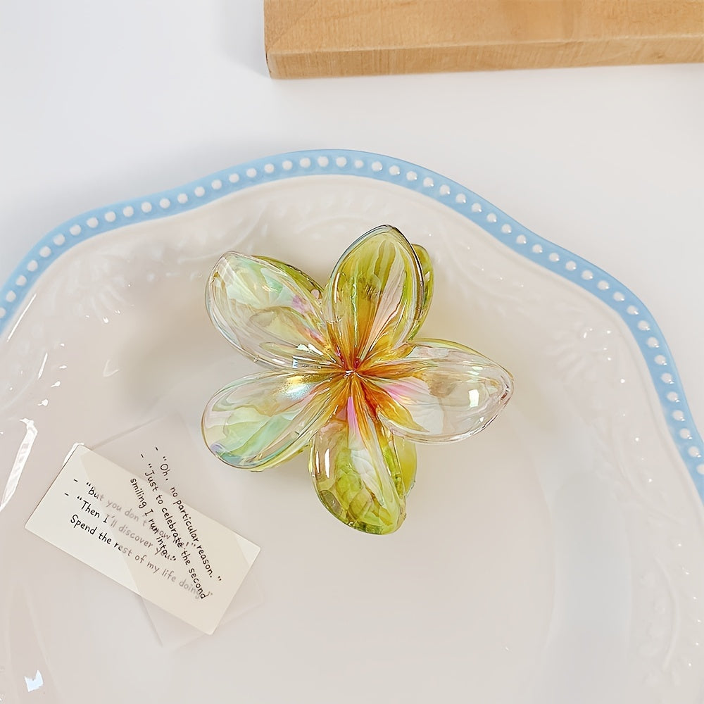 Elegant Flower Hair Claw Clip