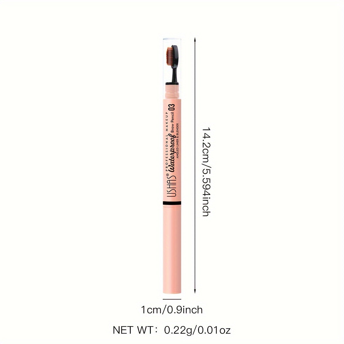 2-in-1 Eyebrow Pencil Brush